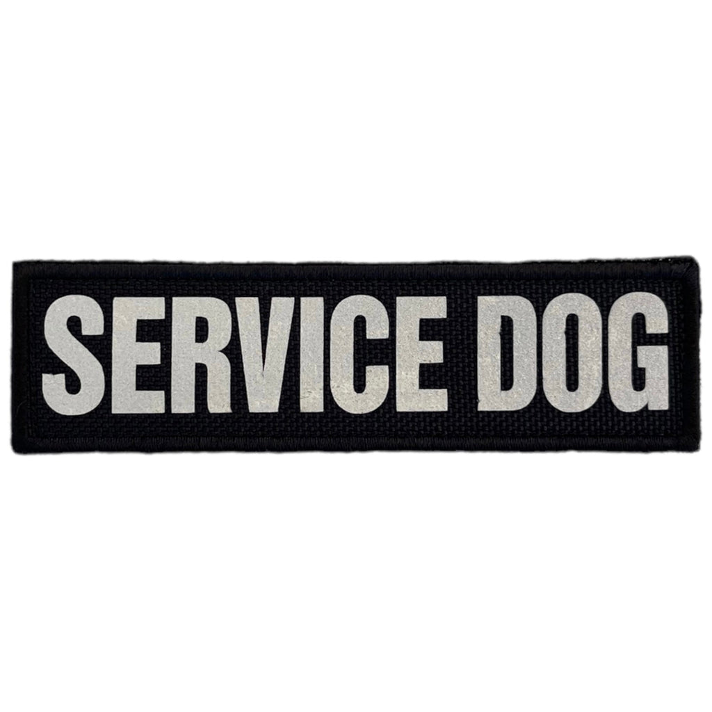 REFLECTIVE HIGH VISIBILITY BLACK Tag Patch