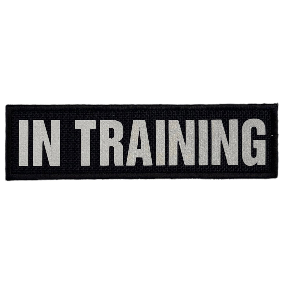 REFLECTIVE HIGH VISIBILITY BLACK Tag Patch