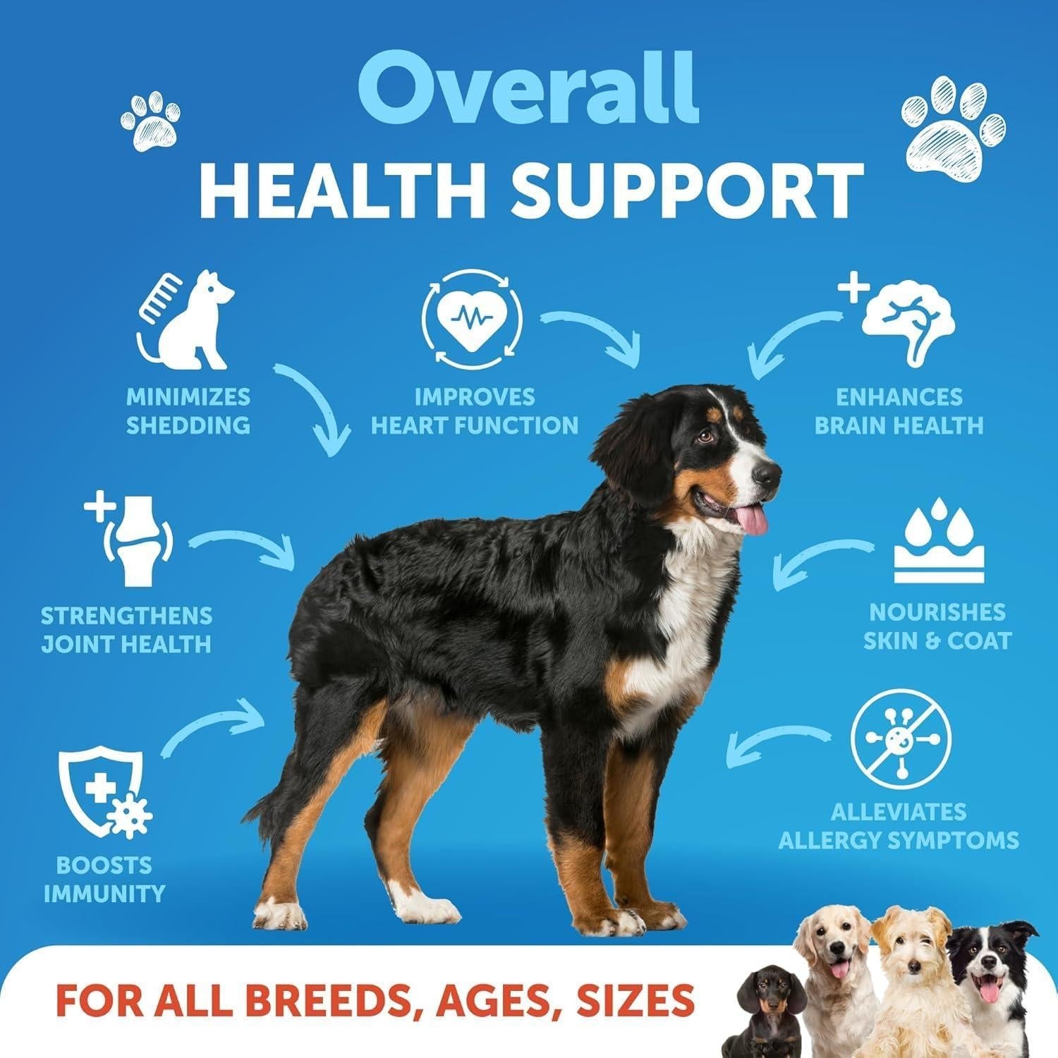 Omega-3 Fish Oil for Dogs 8 fl oz Skin & Coat Support